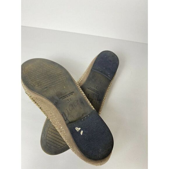 Sondra Roberts 38 Loafers Tan Studded - Picture 5 of 5